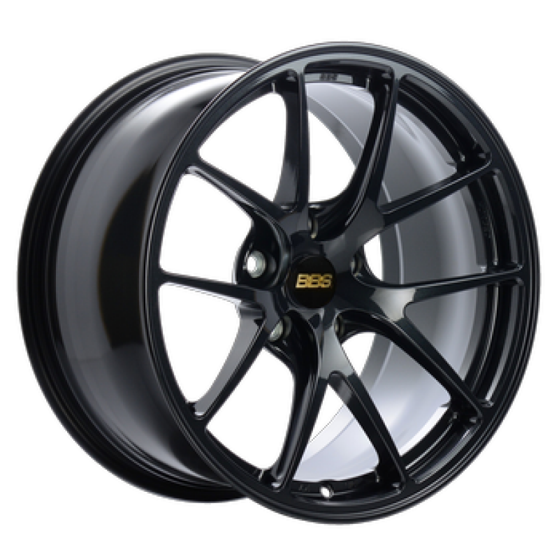 BBS RI-A 18x11 5x120 ET37 PFS Metallic Black Subtle Blue Flake Wheel -82mm PFS/Clip Req