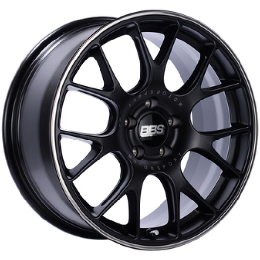 BBS CH-R 19x10 5x130 ET38 CB71.6 Satin Black - 82mm PFS/Clip Req.