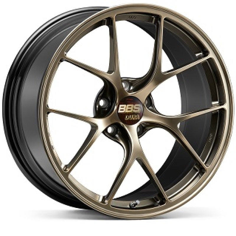 BBS RI-D 20x9.5 5x112 ET10 82mm Diamond Gold Wheel 82mm PFS Ring/Clip Required