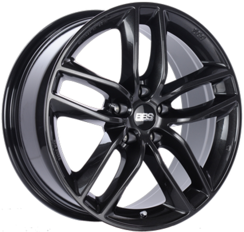 BBS SX 18x8 5x112 ET44 Crystal Black Wheel -57mm