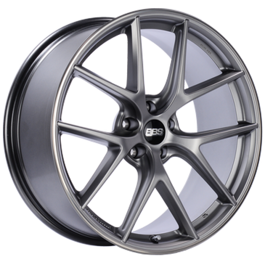 BBS CI-R 20x11.5 5x112 ET40 Platinum Silver Polished Rim Protector Wheel -82mm PFS/Clip Required