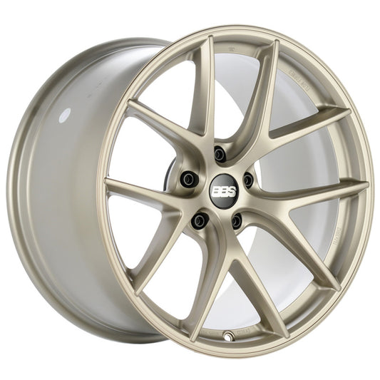 BBS Unlimited CI-R 19x9 ET59 (Face 1) Satin White-Gold Wheel