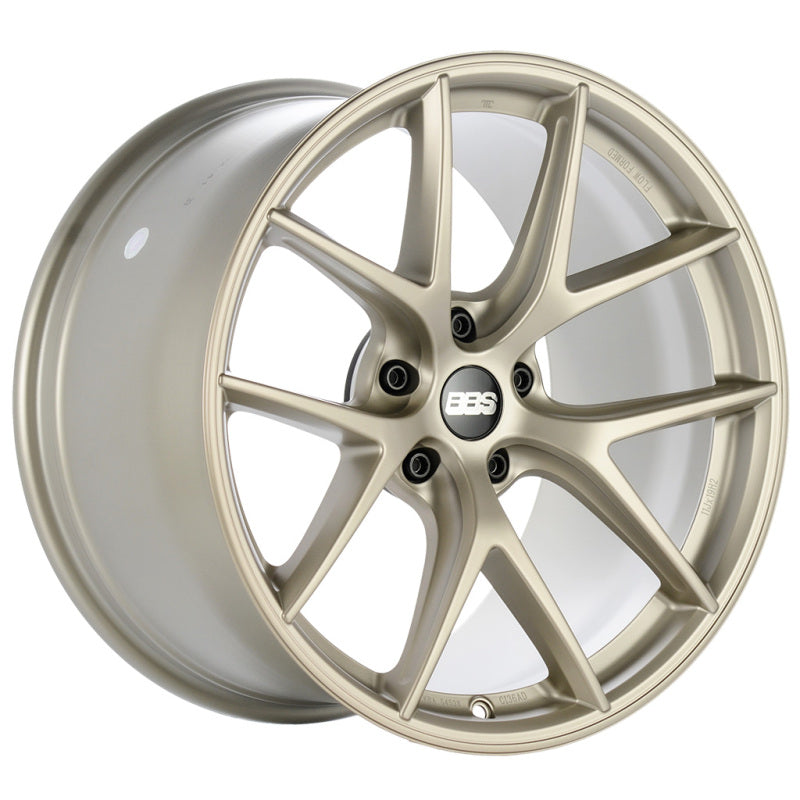 BBS Unlimited CI-R 19x12 ET60.5 (Face 3) Satin White-Gold Wheel