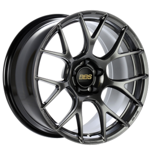 BBS RE-V7 18x8.5 5x112 ET42 Diamond Black Wheel -82mm PFS/Clip Required